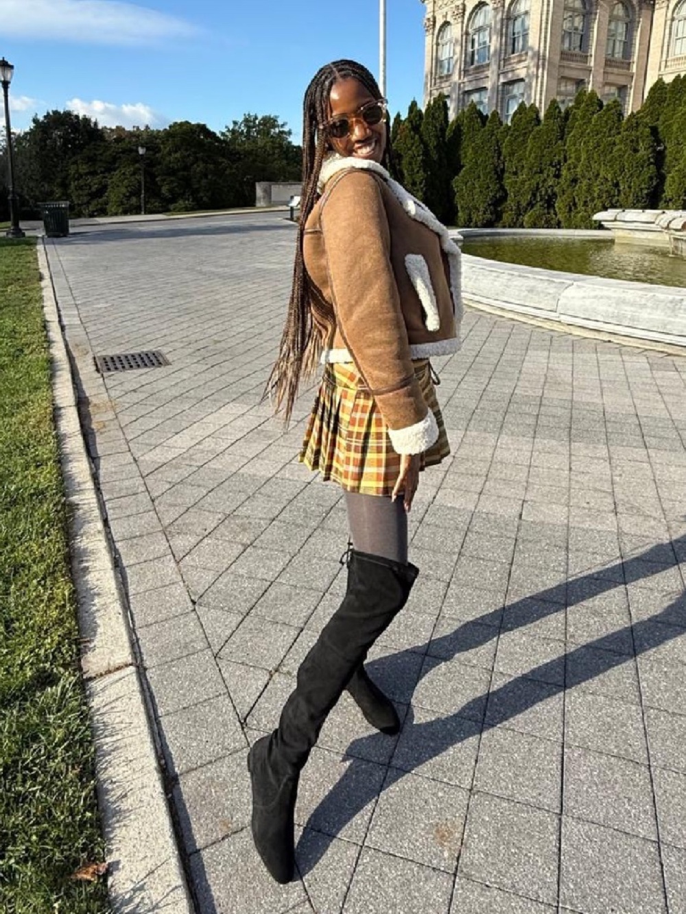 STUART WEITZMAN Genna stretch-suede thigh boots - Picture 12 of 12